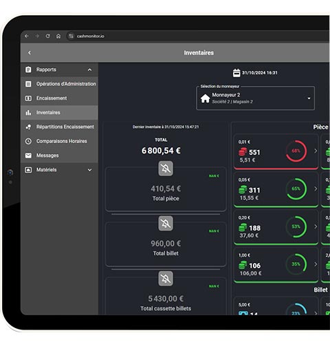 CashMonitor CASHMAG tablette